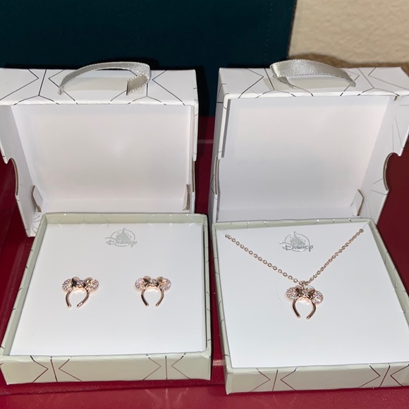 Disney Accessories - Disney Parks Icon Necklace & Earrings Bundle Brand new!
